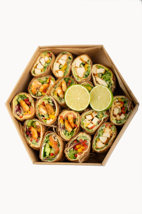 Wrap Kurczak–Krewetka Box 16 szt.